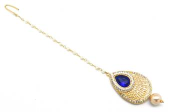 Different Look Stylish Festive Big Size Maang Tikka 2