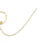 Rajasthani Nath Nose Ring Decorated With Amercian Diamond  