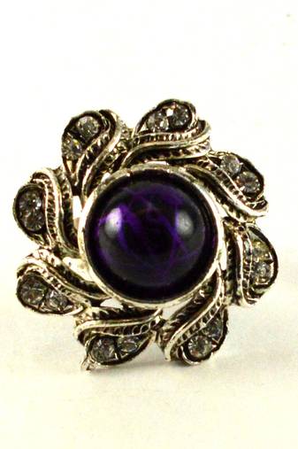 Potta Kundan Adjustable Ring