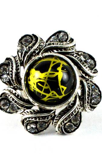 Potta Kundan Adjustable Ring