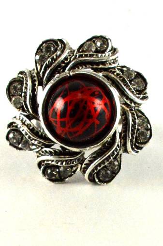 Potta Kundan Adjustable Ring