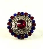 Potta Kundan Adjustable Ring