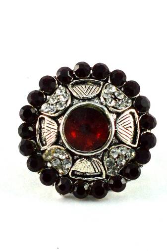 Potta Kundan Adjustable Ring