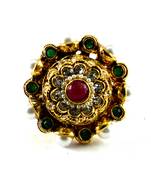 Potta Kundan Adjustable Ring