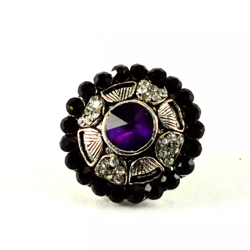 Potta Kundan Adjustable Ring