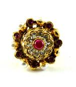 Potta Kundan Adjustable Ring