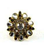 Potta Kundan Adjustable Ring