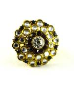 Potta Kundan Adjustable Ring