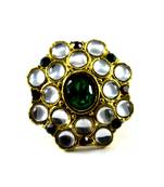 Potta Kundan Adjustable Ring
