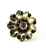 Potta Kundan Adjustable Ring