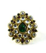 Potta Kundan Adjustable Ring