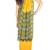 Giftpiper Handloom Cotton Ikat Salwar Suit Mustard&Dark Mehendi Green