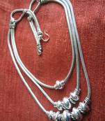 Oxidized exotica neckpiece