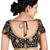 Black Floral Embroidery Silk Readymade Blouse