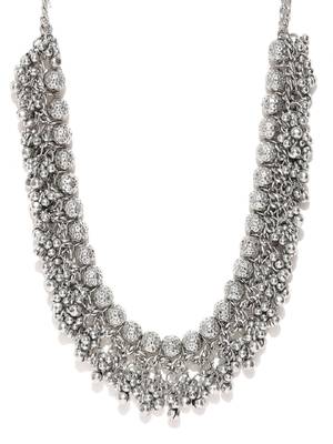 Silver crystal necklaces 3