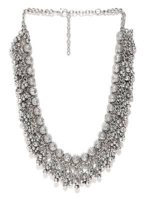 Silver crystal necklaces 4
