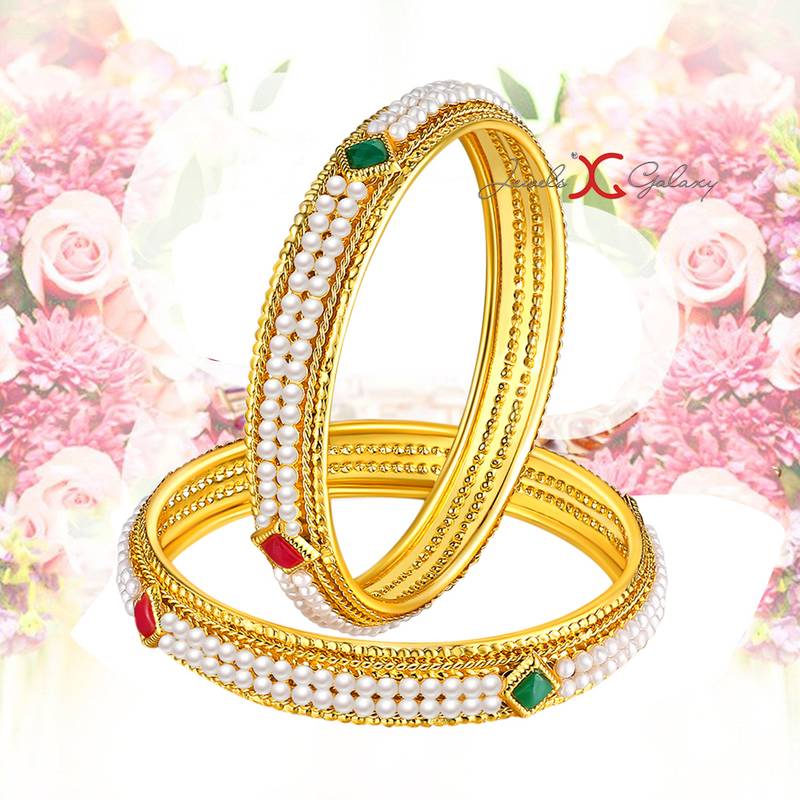 Multicolor pearl banglesandbracelets Jewels Galaxy 2258534