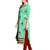 Sea green embroidered cotton salwar