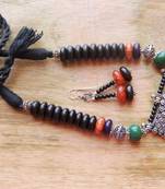 Ethnic thread mala black