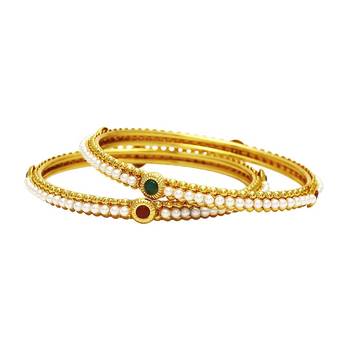 Gold pearl bangles-and-bracelets 3