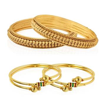 Gold zircon   bangles-and-bracelets 1