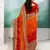 Multicolor embroidered georgette saree with blouse