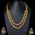 traditional ruby color  kasu lakshmi ji coins necklace set