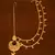 Stone and kundan embellished maang Tikka with side passa for women