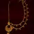 Stone and kundan embellished maang Tikka with side passa for women