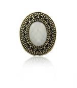 Vintage White Stone Ring(CFR0004)