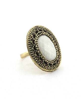 Vintage White Stone Ring(CFR0004) 2