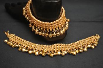 Artificial bridal anklets ghungroo payal 1