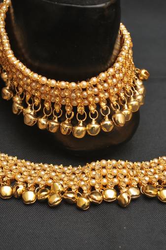 Artificial bridal anklets ghungroo payal