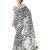 Giftpiper Kalamkari Silk Saree   Black & White