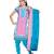 Blue printed cotton salwar with dupatta