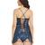 Blush Teal Satin Babydoll