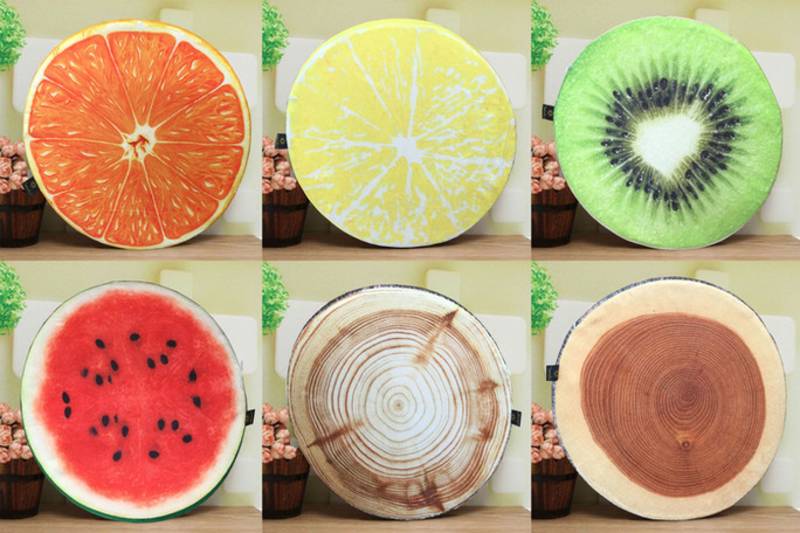 Mouth Watering Kiwi Seat Pads (Pack of 2)