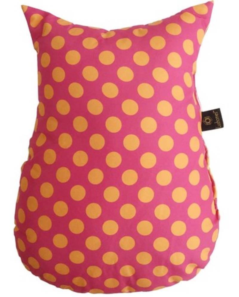 Lushomes Polyester Blend Decorative Owl Cushion (Single pc, 15x11 Inches, Multicolour)