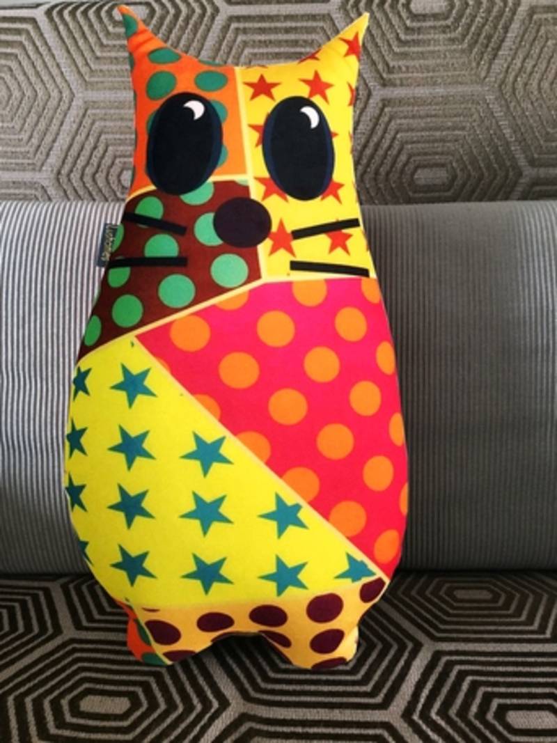 Lushomes Decorative Owl Cushion (Single pc, Size: 12 x14 inches) (Owl 6)