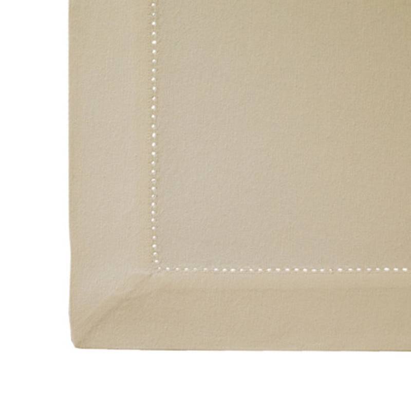 Lushomes Cotton Cream Plain Dining Table Cover Cloth Size 36 x 60 Inches, Center Table Cloth