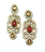 Red Diamond Earrings