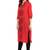 Pink Printed cotton stitched kurti
