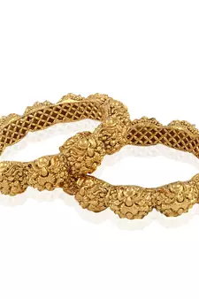 Sophisticated Intricate Designer Antique Bangle