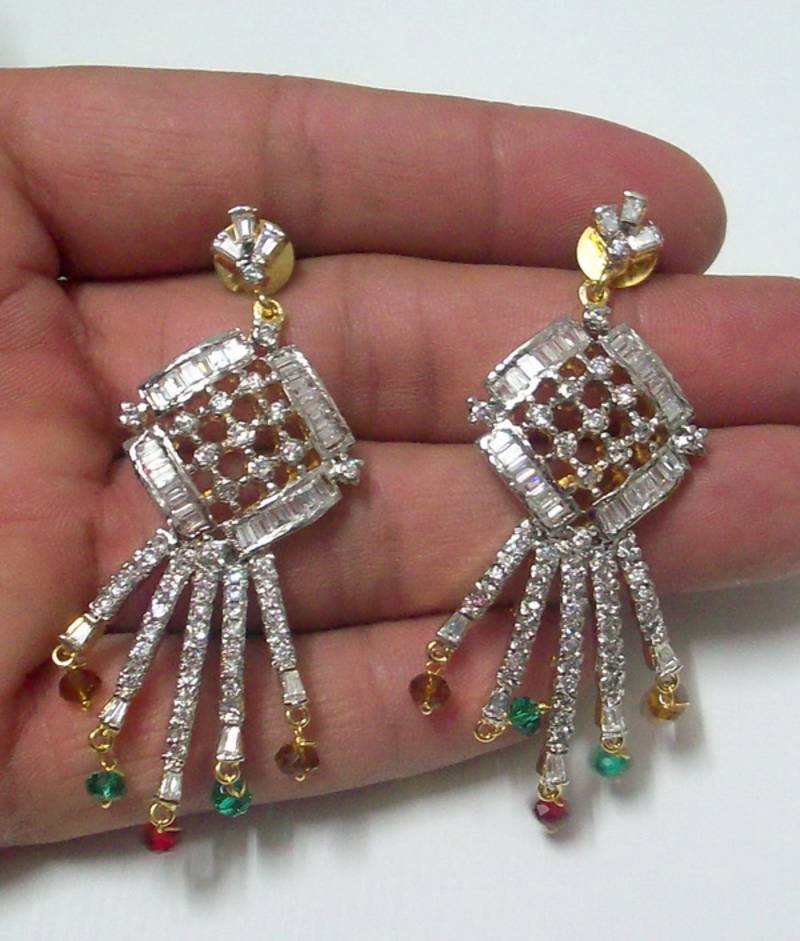 Crystal Zircon Designer Necklace 02