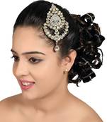 Fashionable Party Wear Designer Kundan Stone Side Pasa