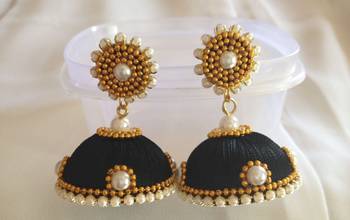 Beautiful Silk thread earring 1
