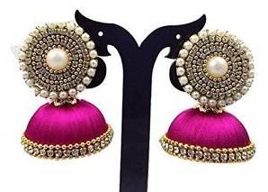 Beautiful Silk thread earring 1