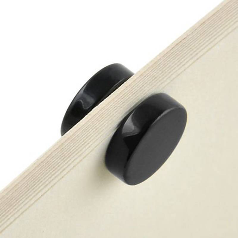 Black Silver Black Surgical Stainless Steel Pair Stud Earring for Men