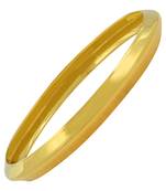 Punjabi Sikh Sardarji 22K Gold Plated Brass Kada Bangle for Men
