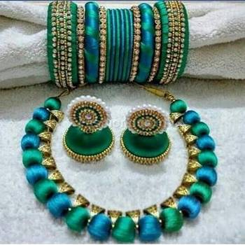 Beautiful Silk thread Necklace 1